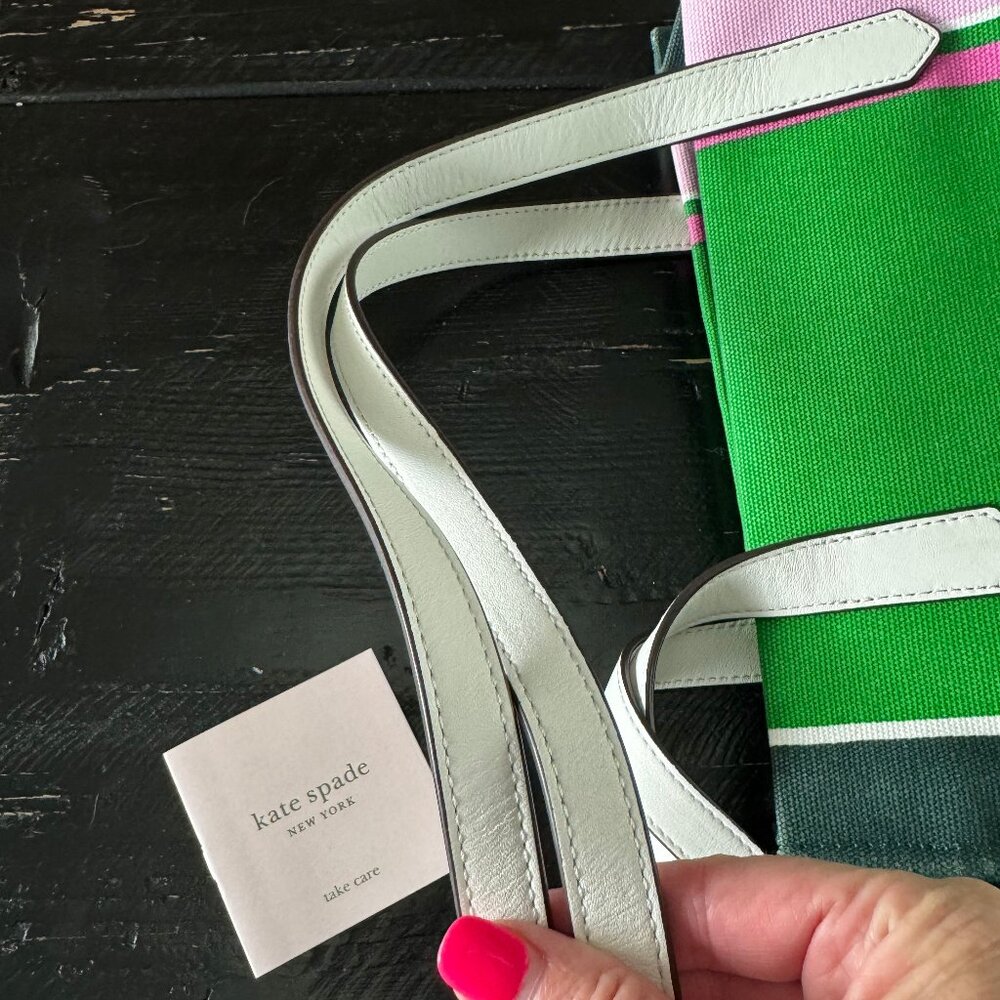 Kate Spade Kitt Stripe Extra Large Tote Bag - Picture 7 of 11